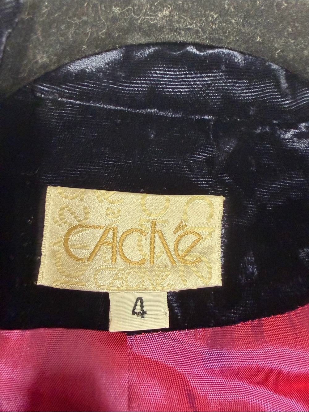 Vintage Cache Whimsigoth Steampunk Velvet Long Blazer Coat - Picture 2 of 6